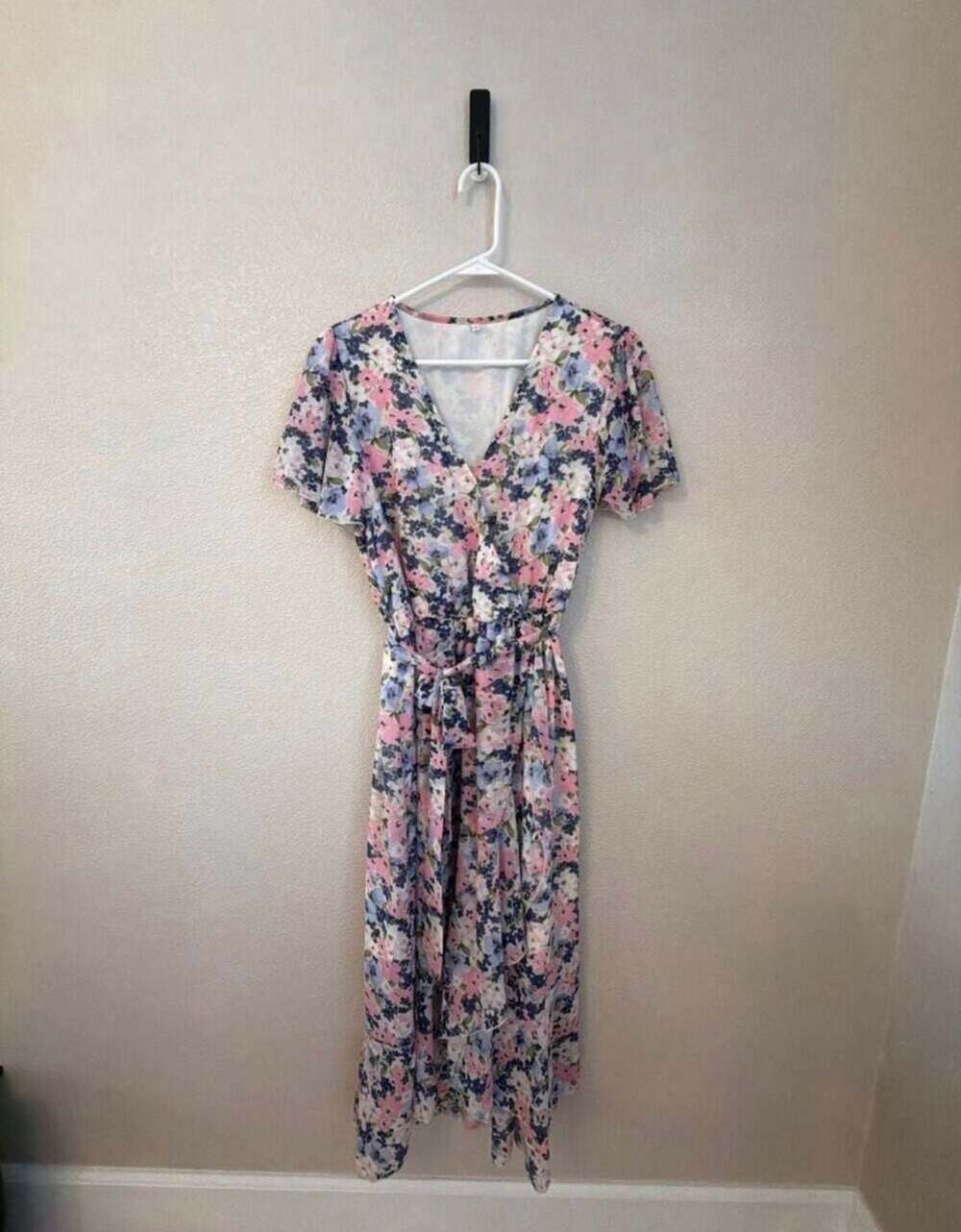 Women's Floral Boho Maxi Dress